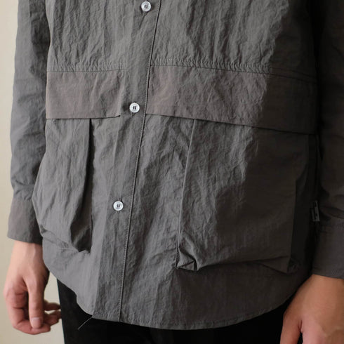 Boysnextdoor Round Collar Shirt Grey